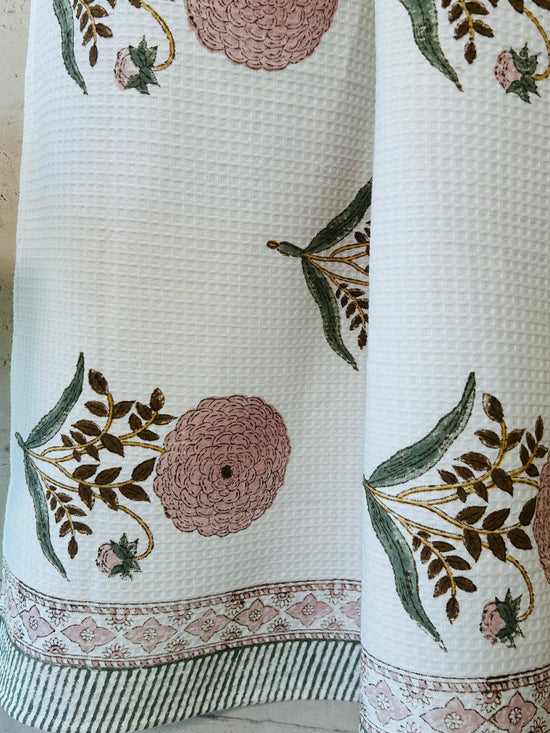 Blushing Bloom Bath Towel