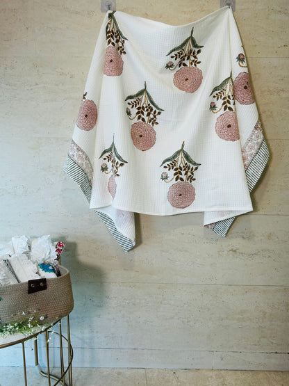 Blushing Bloom Bath Towel