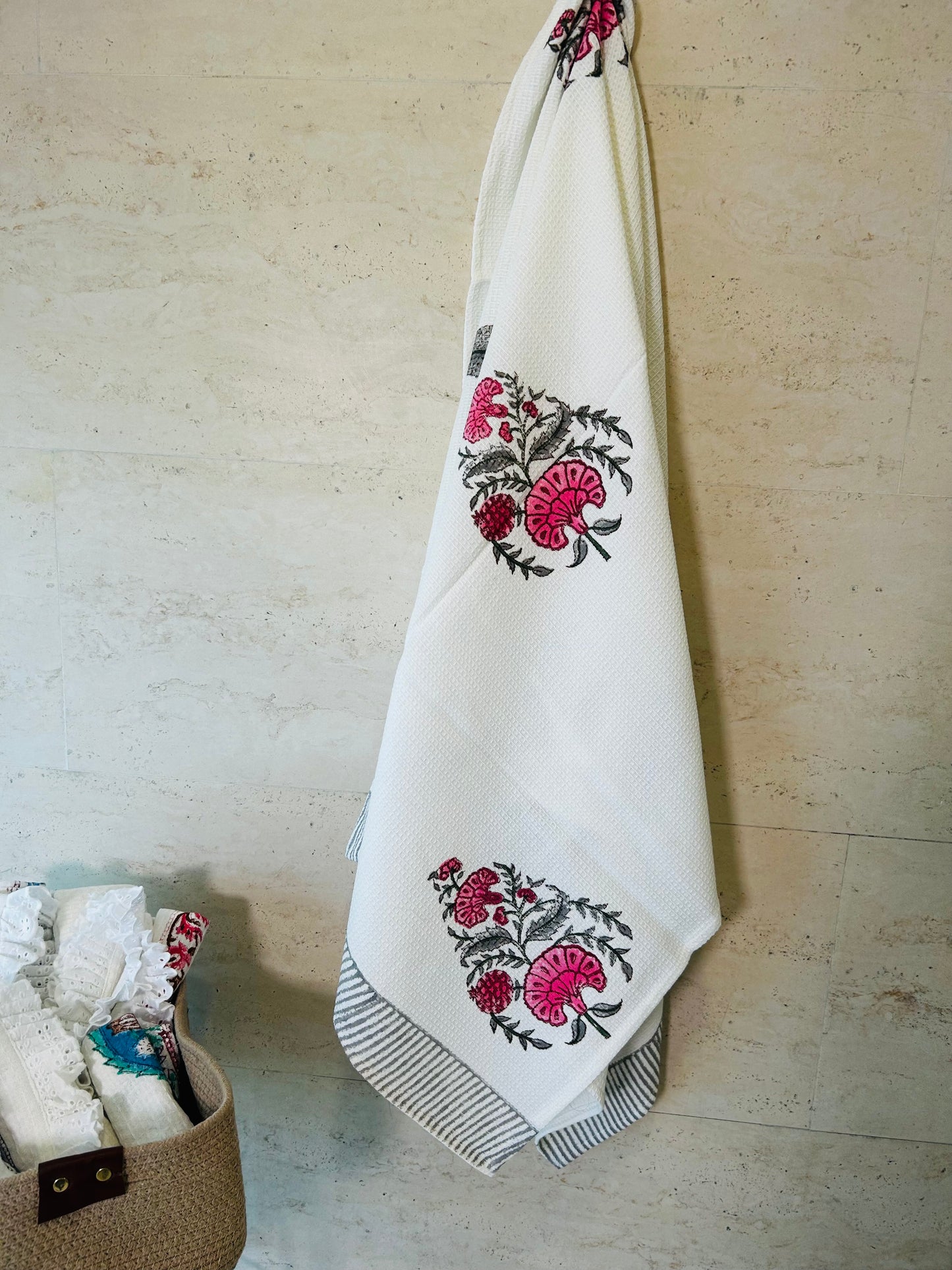 Floral Fantasy Bath Towel