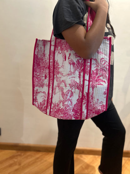 Rose Petal Tote Bags