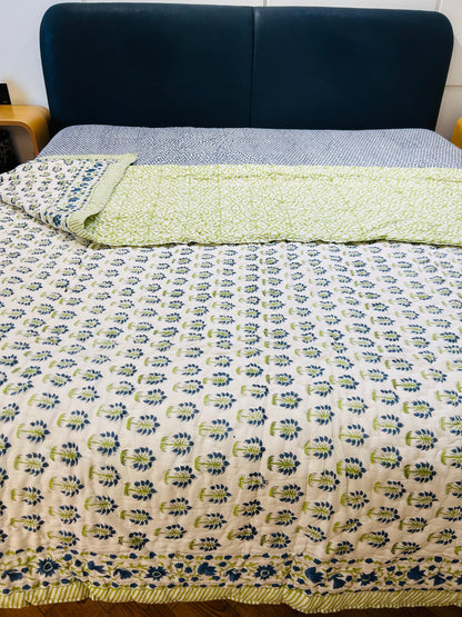 Harit Neel Blossom Quilt