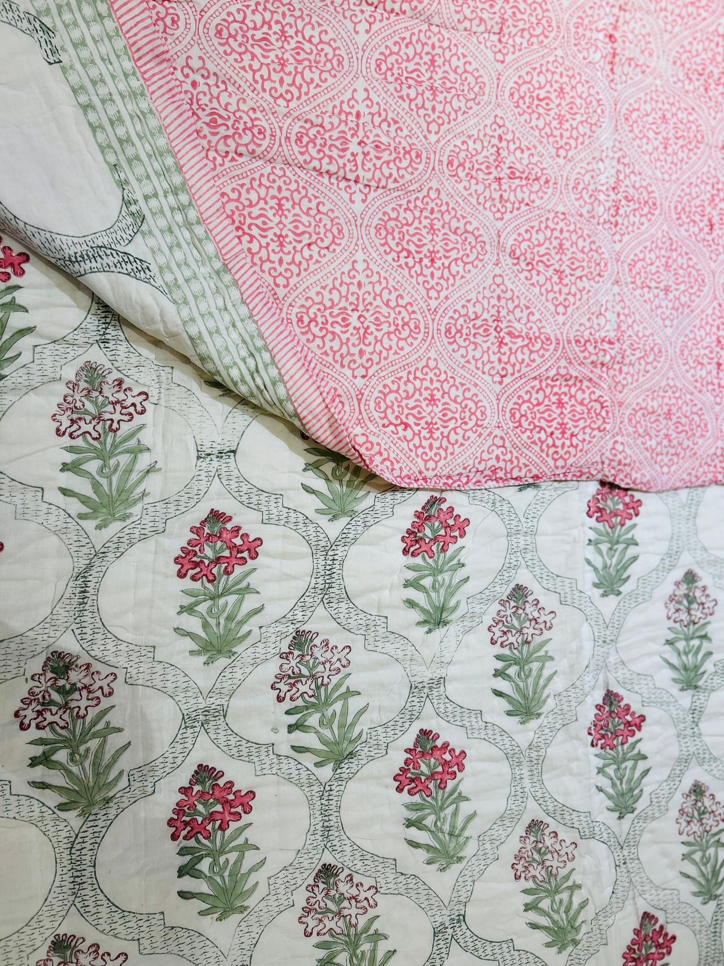 Phoolwari Jaal Quilt