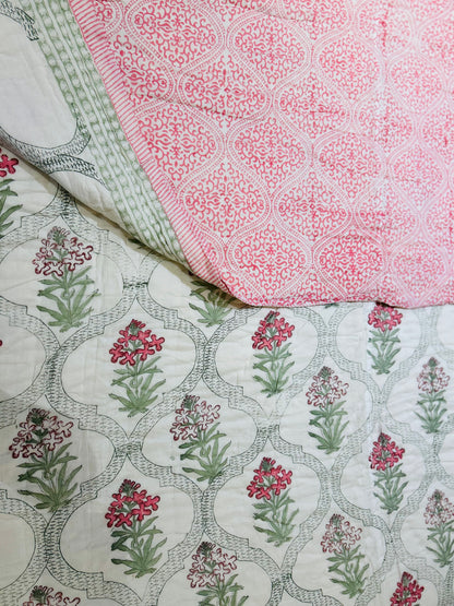 Phoolwari Jaal Quilt