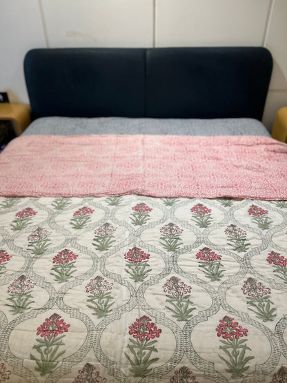 Phoolwari Jaal Quilt