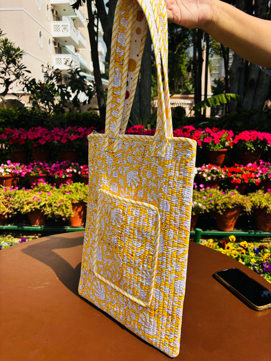 Sunflower Quilted Bag ( Carry On Bag )