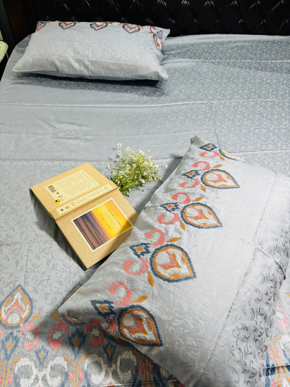 Jacquard Embroidery Bedsheet