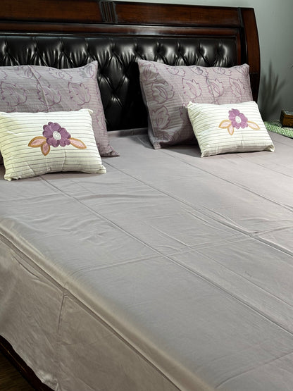 Aurora Dream Embroidery Bedsheet Set