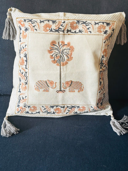Majestic Elephant Cushion Covers (Set Of 2)