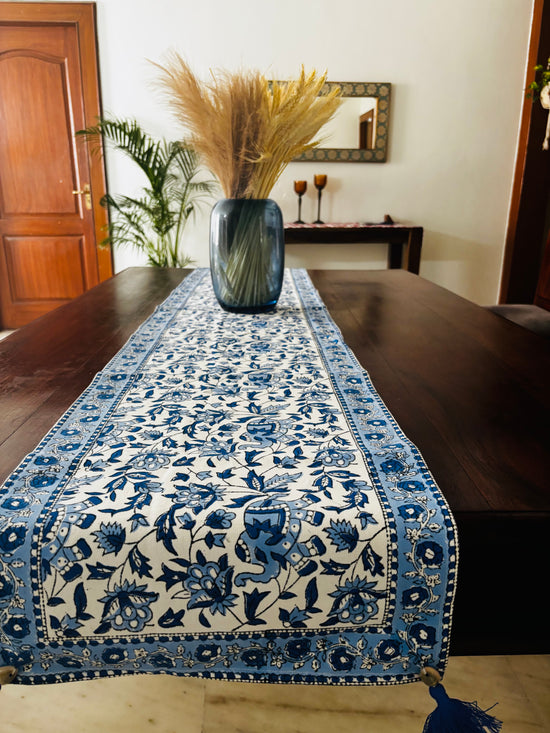 Shades Of Blue Table Runner