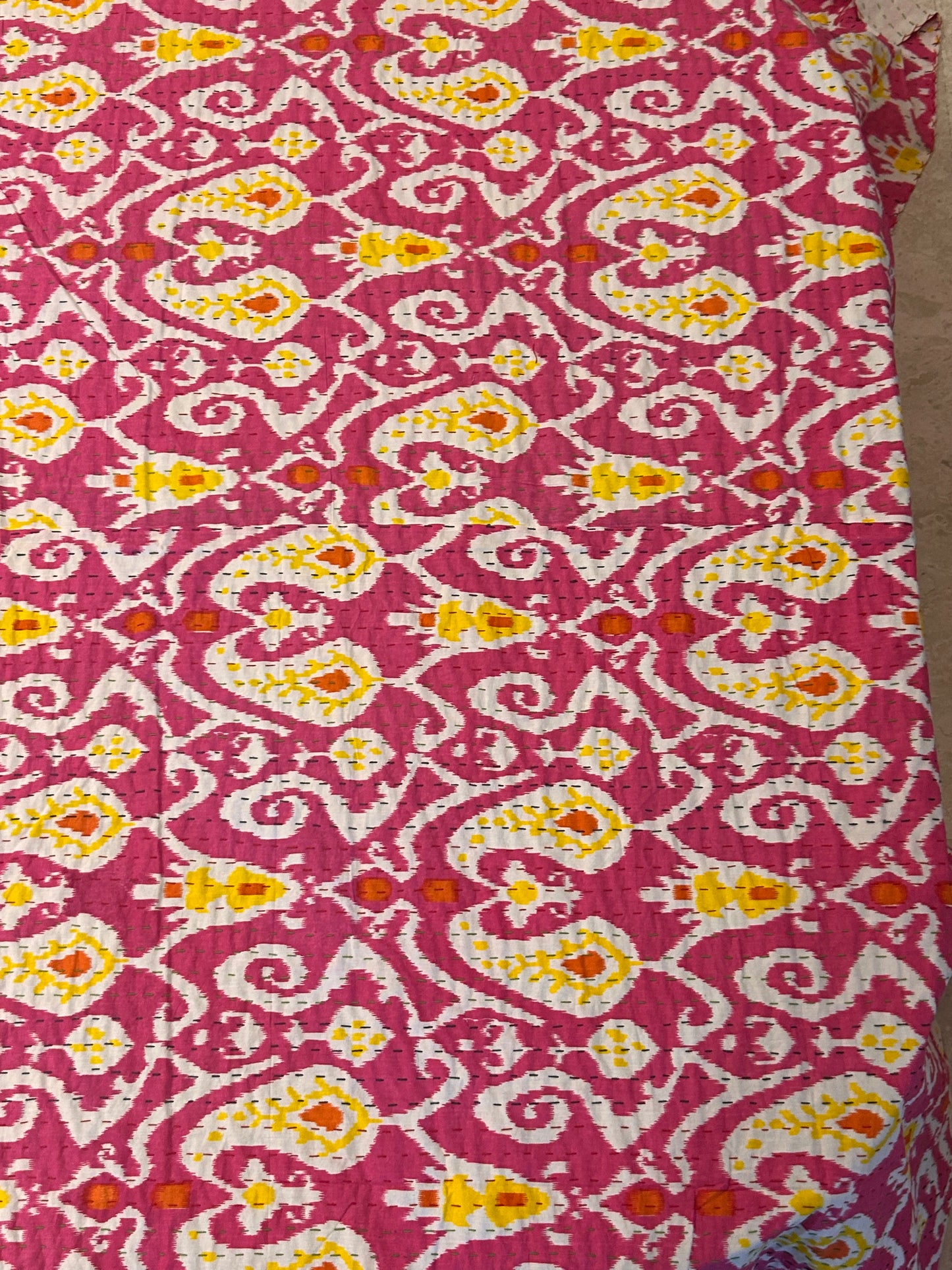 Rangrez Kantha Bed Cover