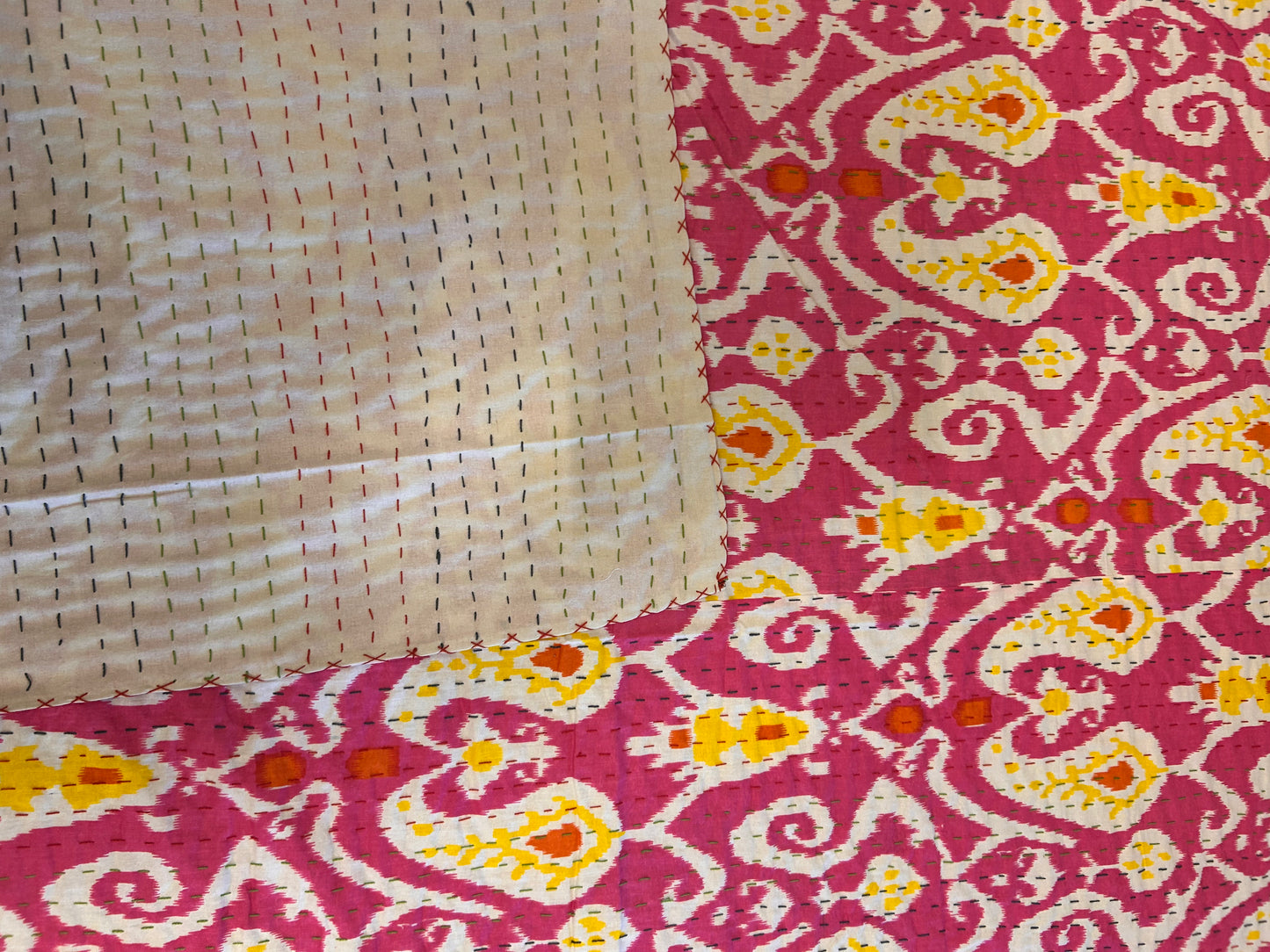 Rangrez Kantha Bed Cover
