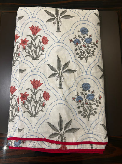 Wildflower Harmony Jaipuri Cotton Dohar ( Double Bed)