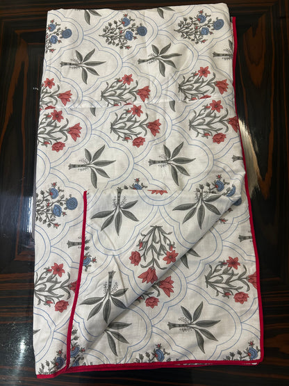 Wildflower Harmony Jaipuri Cotton Dohar ( Double Bed)