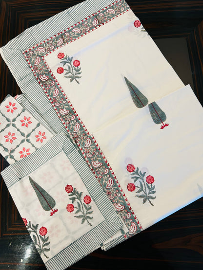 Whispering Grove Bedsheet Double bed