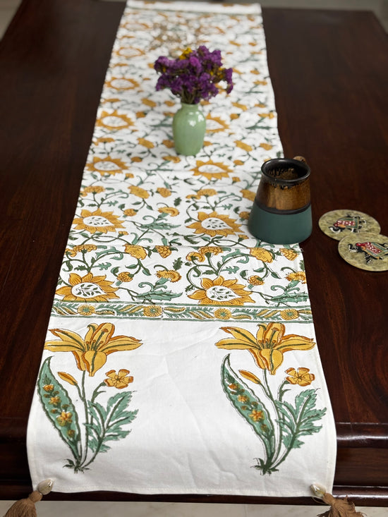 Yellow Bloom Table Runner