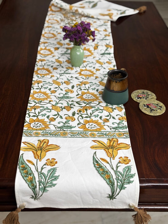 Yellow Bloom Table Runner