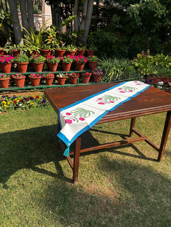 Lotus Bloom Table Runner