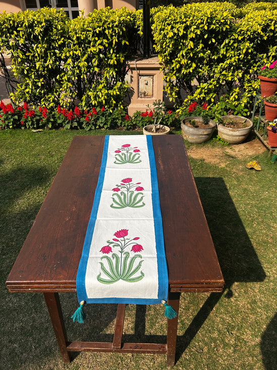 Lotus Bloom Table Runner