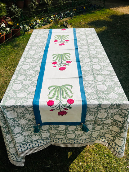 Lotus Bloom Table Runner