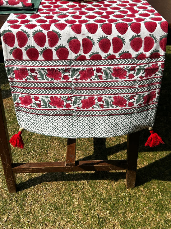 Strawberry Table Runner Set