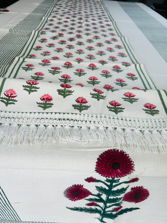 Floral Grace Table  Runner