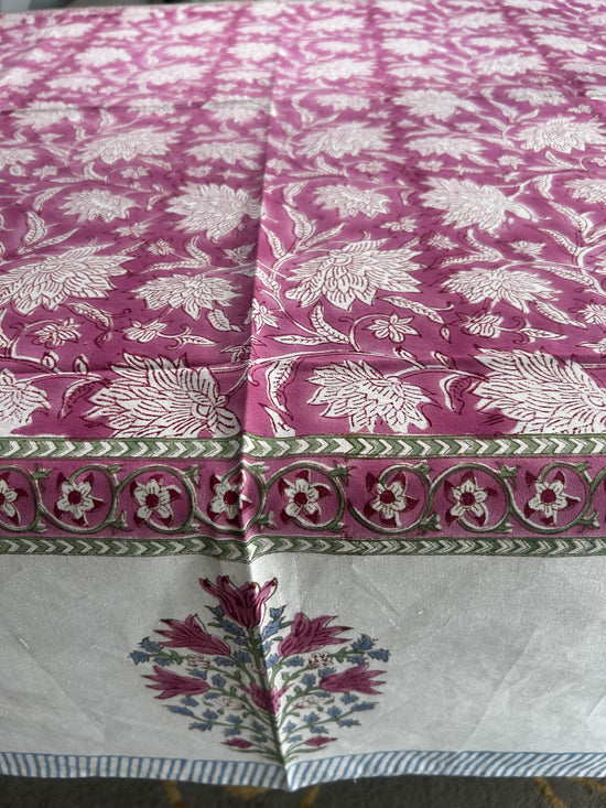 Pink City Bloom Table Cover