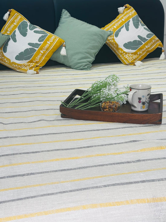 Earthy Stripe Bed Cover