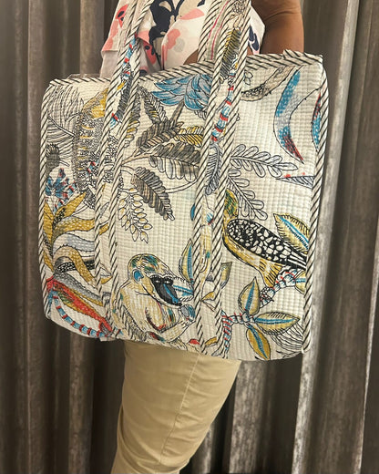 Flora Fiesta Tote Bag