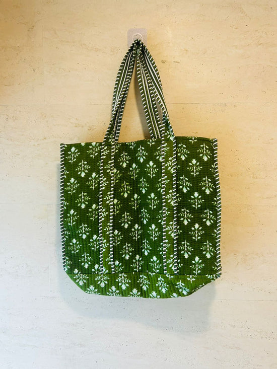 Green Glow Tote Bag