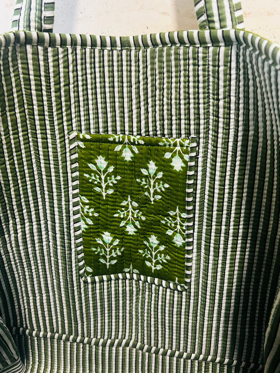 Green Glow Tote Bag