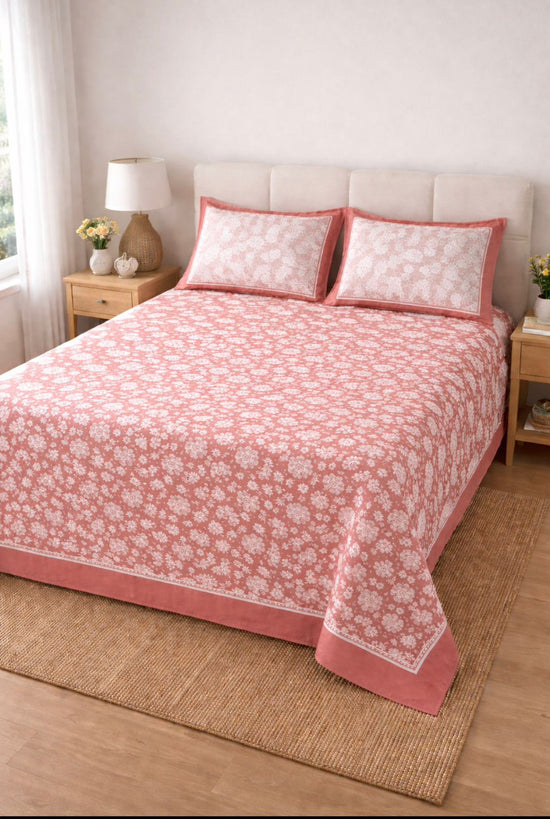 Blush Meadow Bedsheet