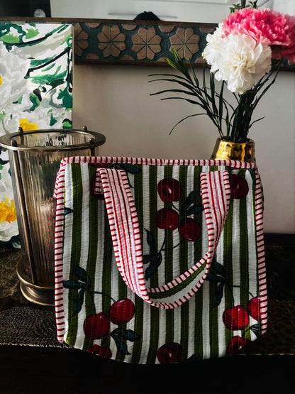 Cherry  Grove medium Tote Bag