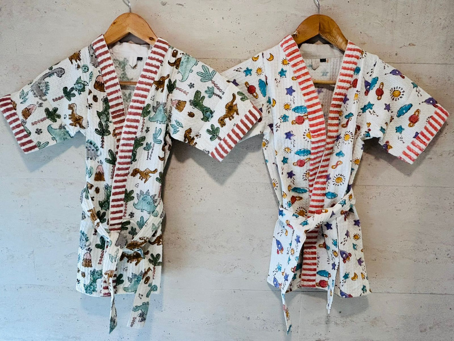 Cloud  & Stars Kids Bath Robe (5-8 year old)