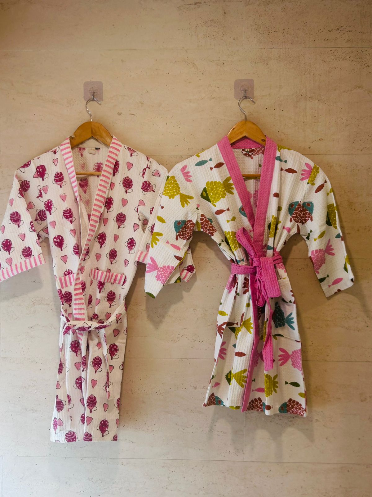 Pink Whirlwind Kids Bath Robe (5 -8 years)
