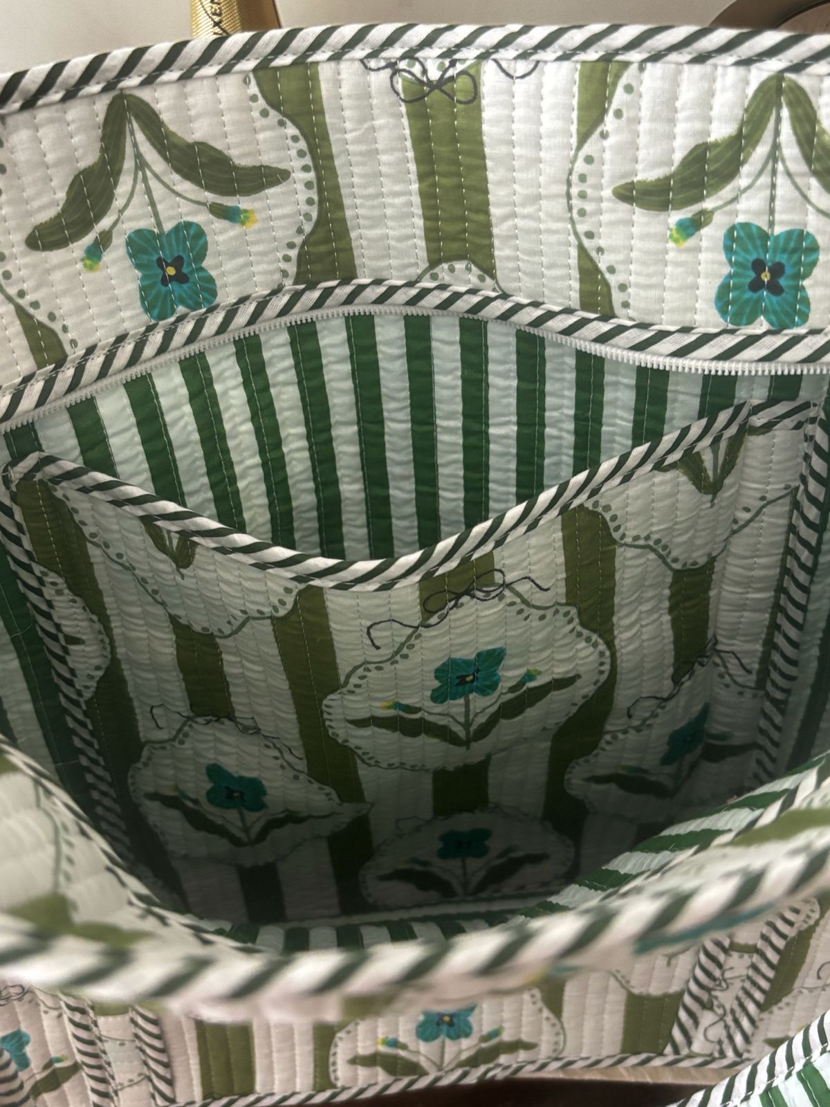 Ivory Garden Tote Bag