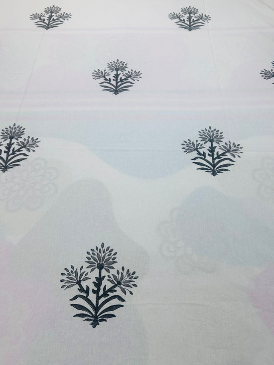 Charcoal Fern Classic Bedsheet / Bedcover