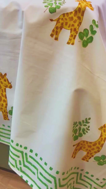 Giraffe Haven Kids Bedsheet