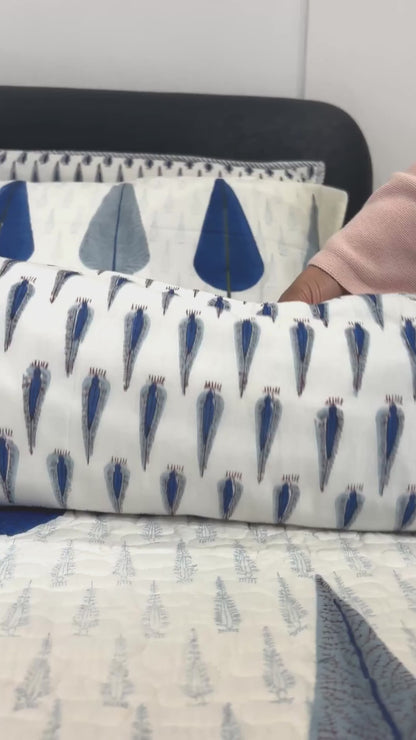 Bluewood Haven Bedding Set ( Bedsheet & Set of Single Dohar)