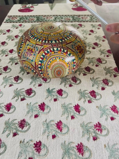 Clay &  Crimson Table Runner
