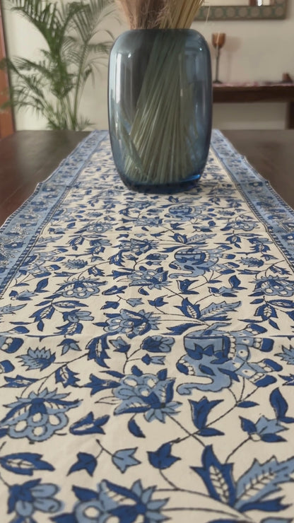 Shades Of Blue Table Runner