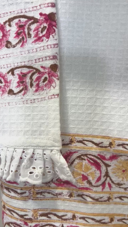 Suhana waffle Bathing Set