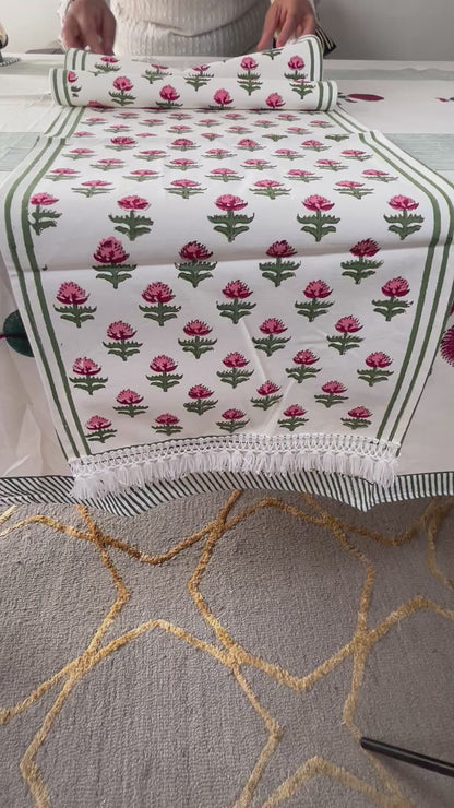 Floral Grace Table  Runner