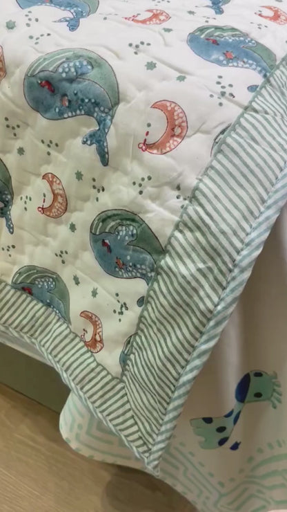 Whale Tales Kids Quilt
