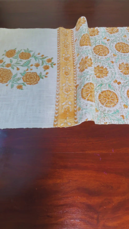 Yellow Bloom Table Runner