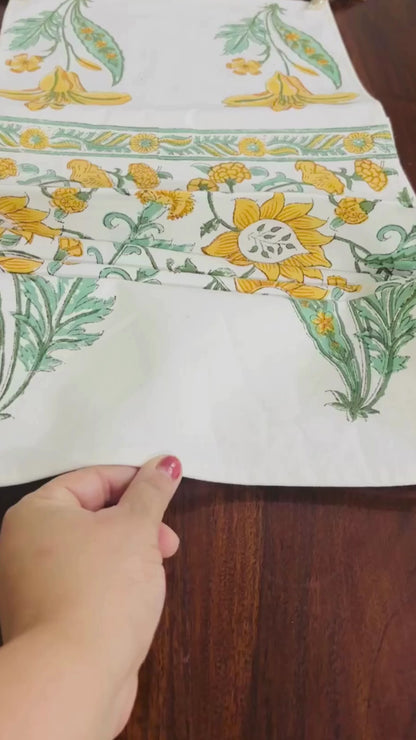 Yellow Bloom Table Runner