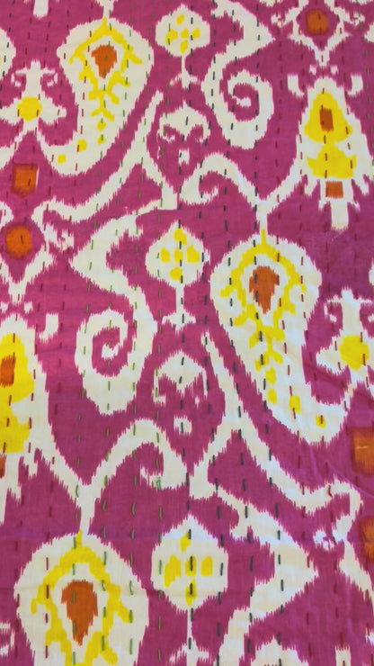 Rangrez Kantha Bed Cover